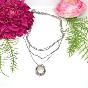NEW⚜️Freshwater Pearl Layered Chain Necklace Set